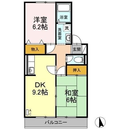 リッツハウスの物件間取画像